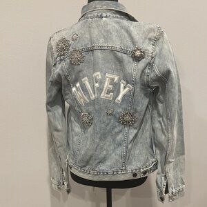 Wedding Embellished Jean Jacket
